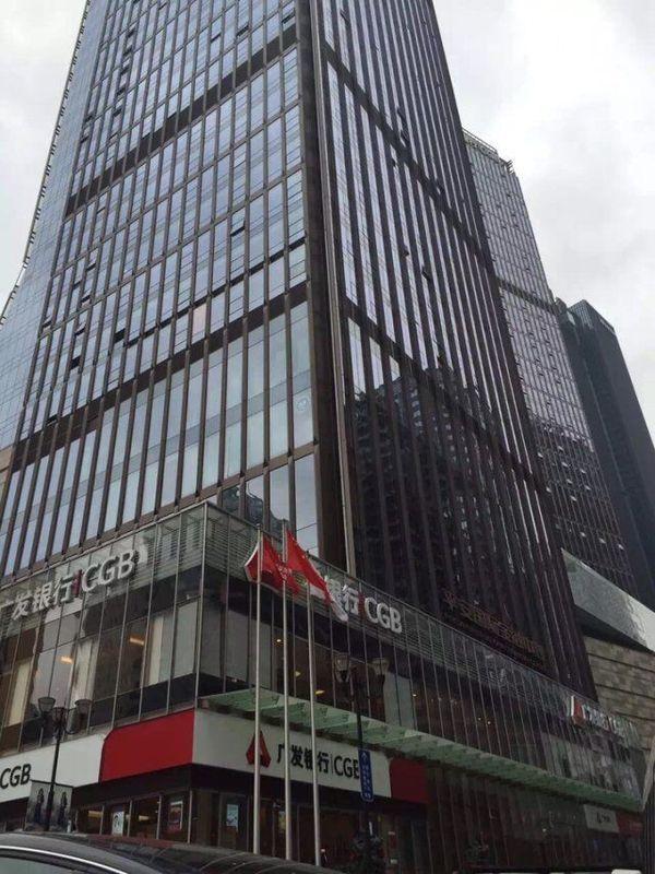 2022年1月重慶市解放碑商圈寫字樓市場租賃情況